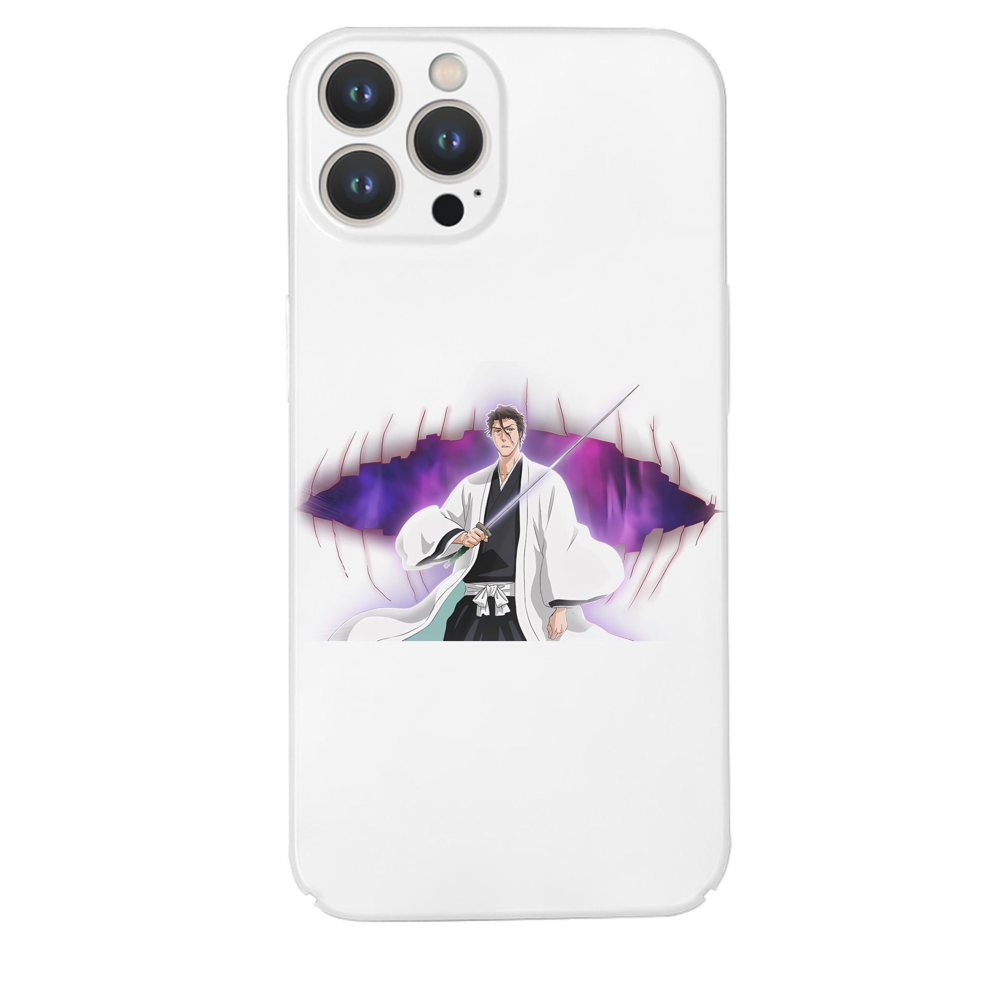 （画像用） ブリーチ 藍染 惣右介（あいぜん そうすけ） BLEACH Aizen Sousuke 【iPhone 14シリーズ対応】ハードケース